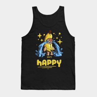 happy banana cat, funny meme crying banana cat Tank Top